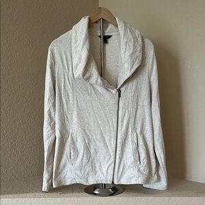 Banana Republic Luxe Fleece Full-Zip Cowl Neck Jacket - Size L